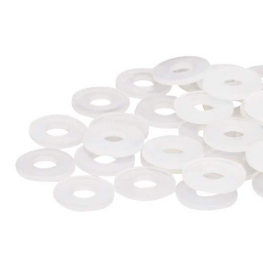 White Nylon Washers Set