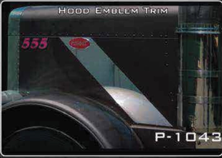 Peterbilt 379 Hood Emblem Strip Trim