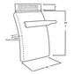 34" Triangle Arm Quarter Fender Pair