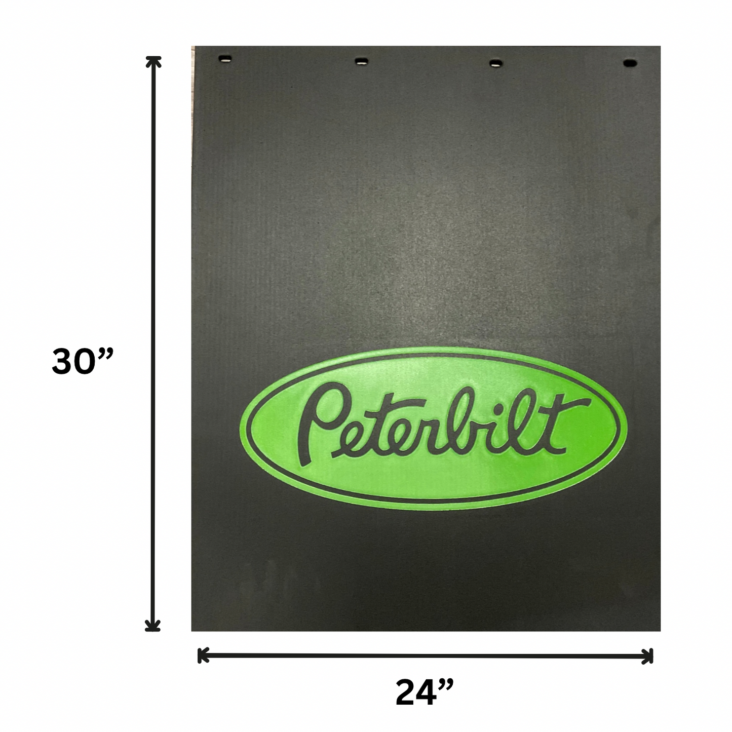 Mud Flap with Peterbilt Classic Style in Green