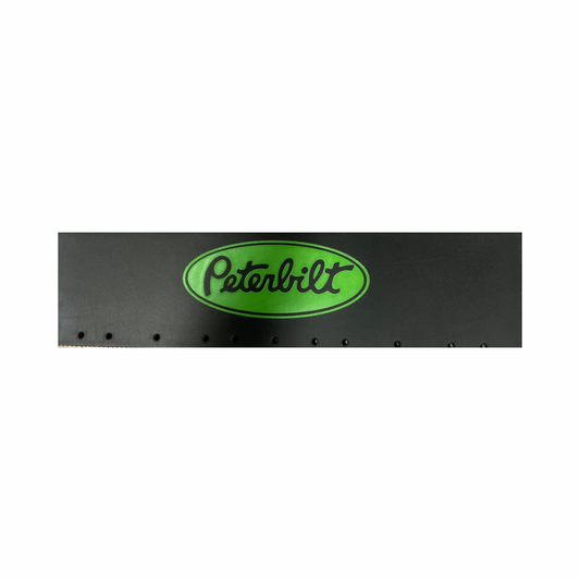 Top Mud Flap with Peterbilt Classic Style in Green
