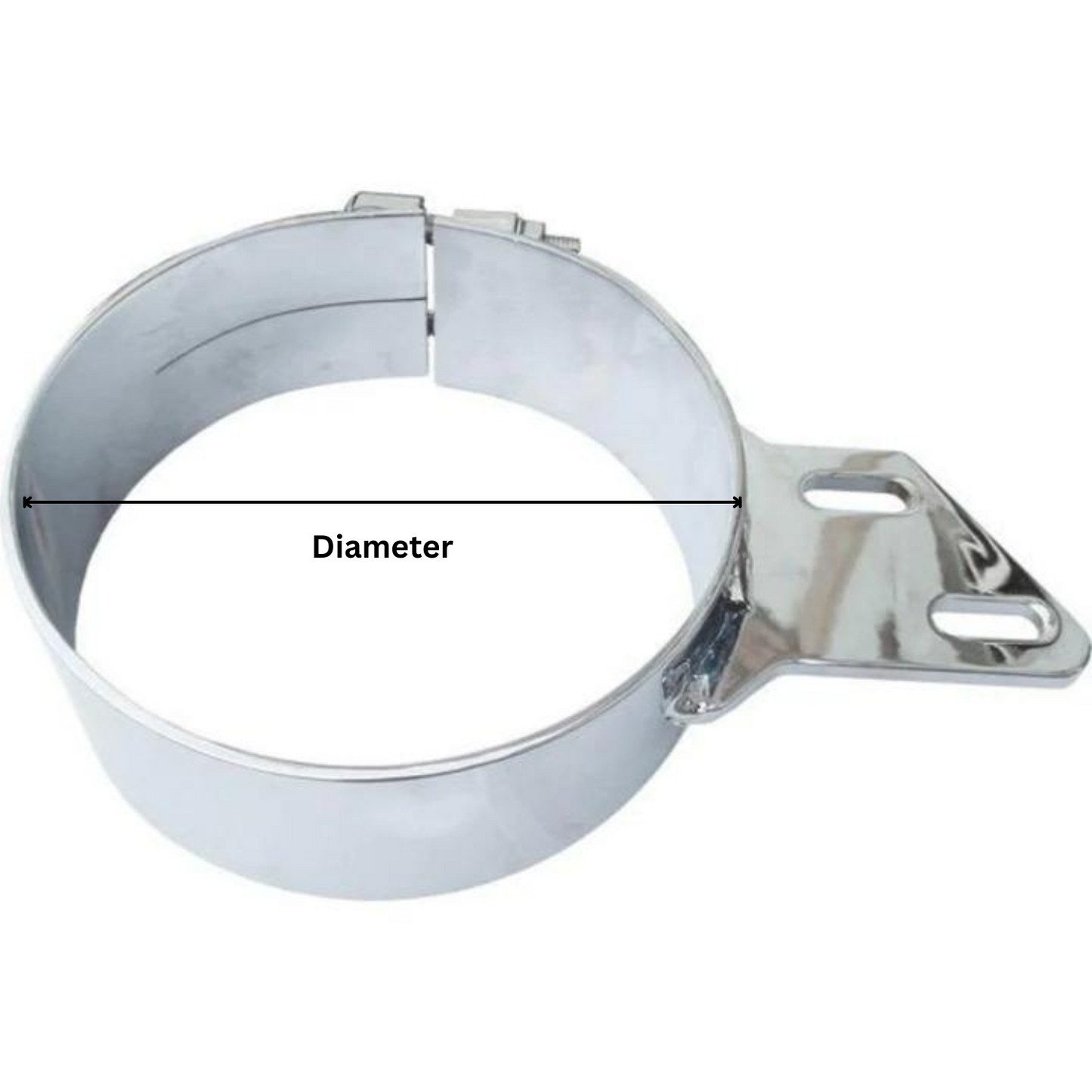 Premium Stainless Steel Clamp with Angled Bracket
