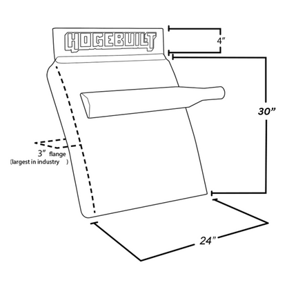 30" Triangle Arm Quarter Fender Pair