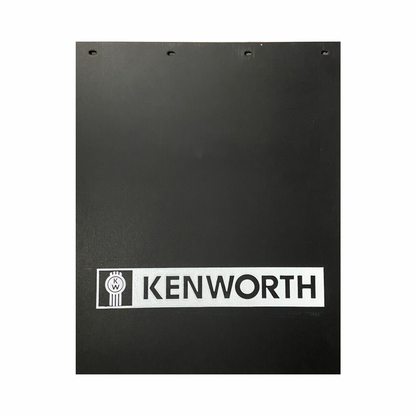 Mud Flap with Kenworth Letter in White