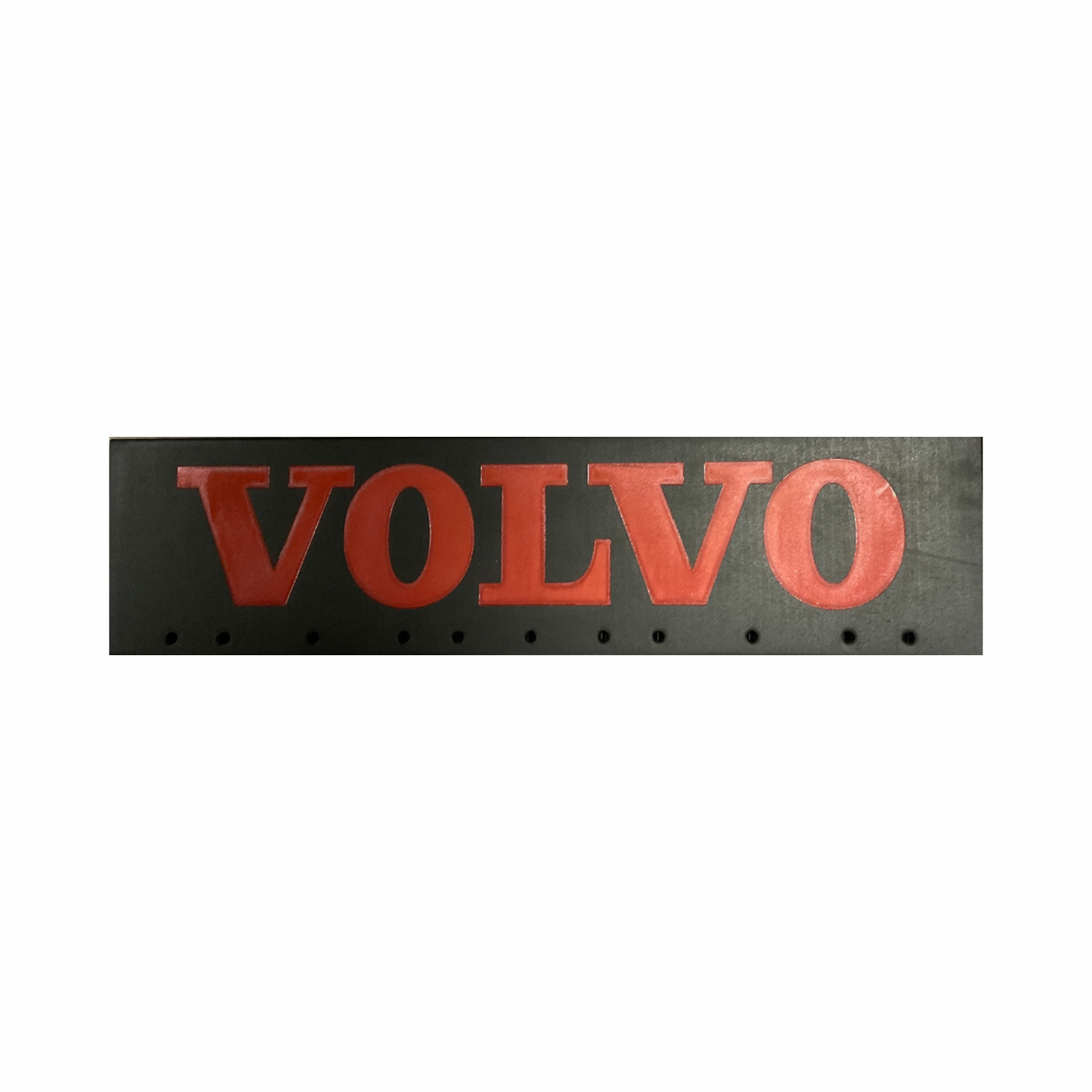 Top Mud Flap with Volvo Classic Style in Red