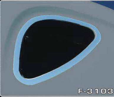 Freightliner Cascadia Sleeper Top Window Imprint Trim