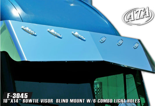 Freightliner Blind Mount Bowtie Visor