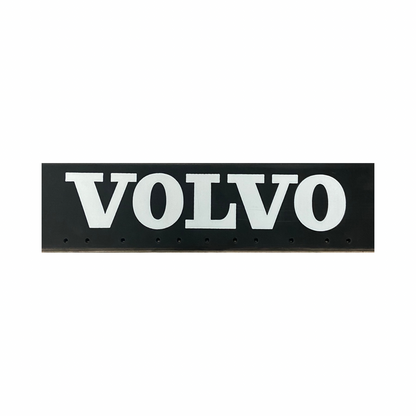 Top Mud Flap with Volvo Classic Style in White