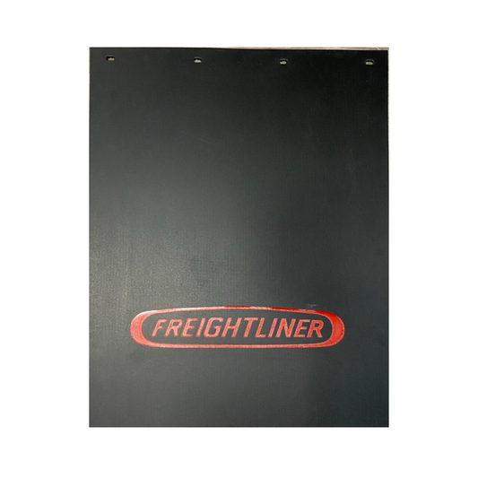 Mud Flap with Classic Freightliner Logo in Red