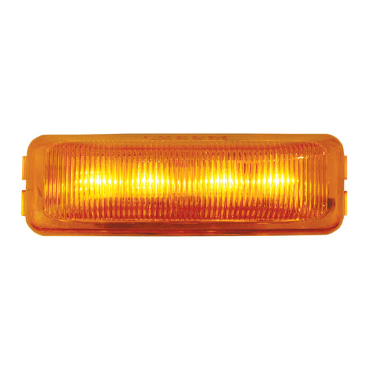 Rectangular 4 LED Light in Amber