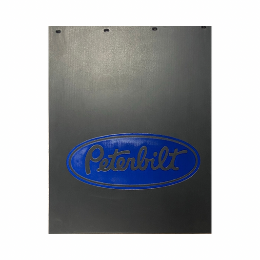 Mud Flap with Peterbilt Classic Style in Blue