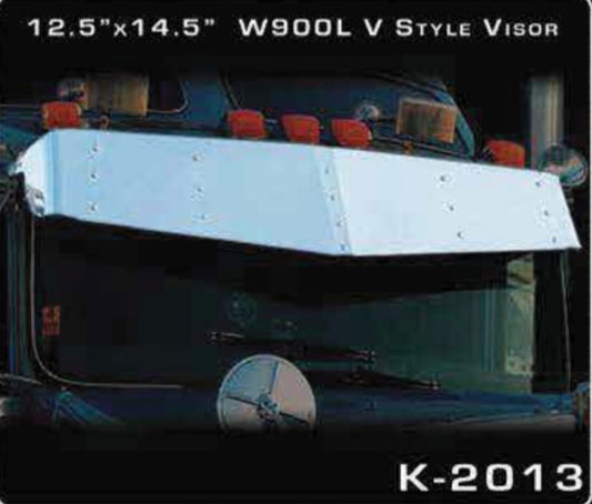 Kenworth W900L V Style Visor