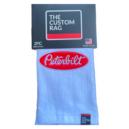 Peterbilt Custom Rag with Red Patch Logo