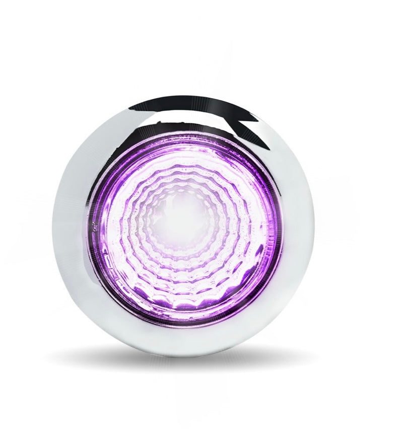 Mini Button Light Dual Revolution Amber/Purple LED