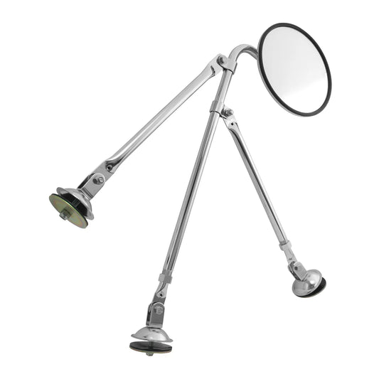 TRIPOD FENDER MOUNT BRACKET W/8" CONVEX MIRROR