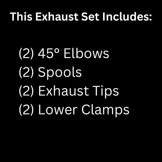Kenworth 45° Elbow Exhaust Set