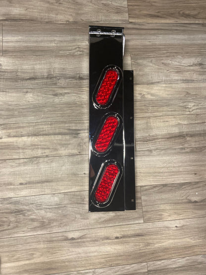 Light Bar With Red Oval Lights