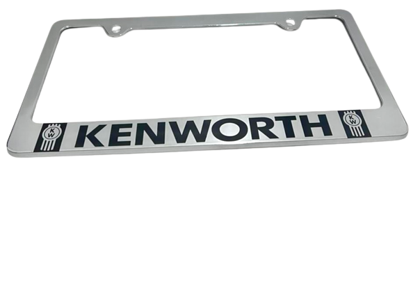 Kenworth License Plate Frame – Shark Chrome Shop