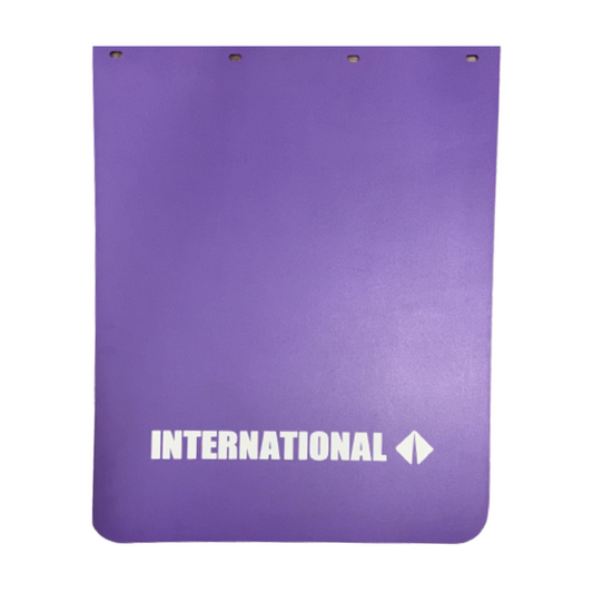 24x30” International Purple Mud Flap
