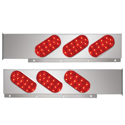 Light Bar With Red Oval Lights