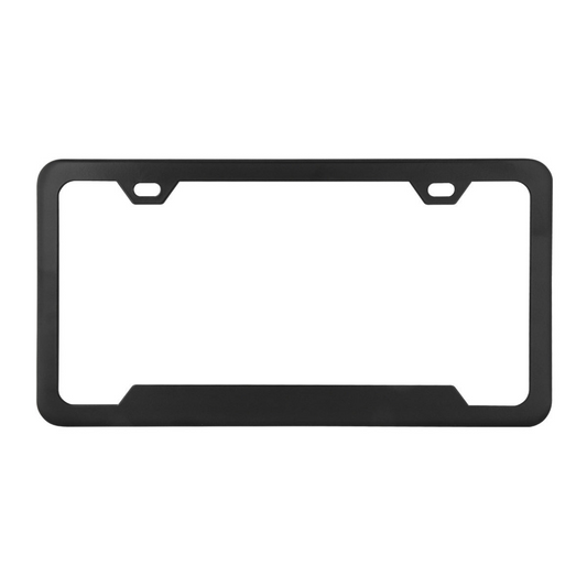 Matte Black License Plate Frame