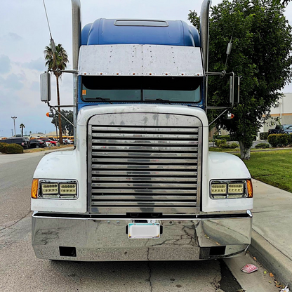 Freightliner Bumper FLD 120+112 W/Fog Lights Chrome 18" AE Style