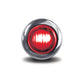 Mini Button Light Clear Red LED - 2 Wire