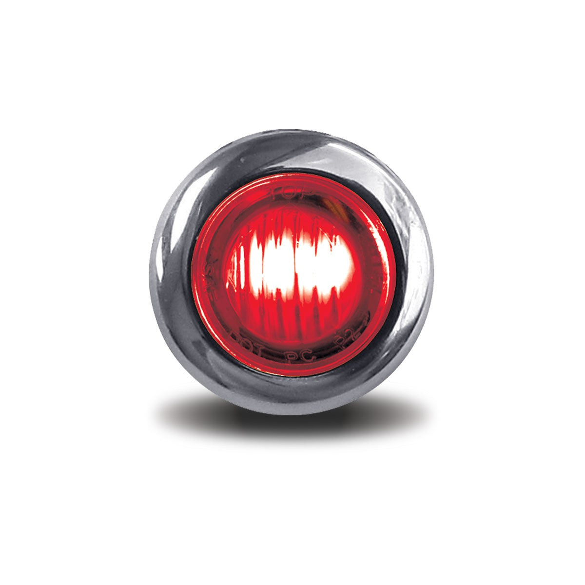 Mini Button Light Clear Red LED - 2 Wire – Shark Chrome Shop